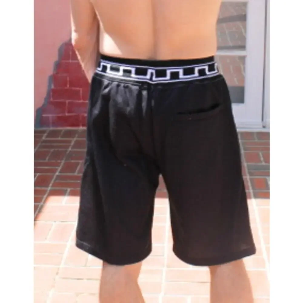 Reason Rhinestone Basketball Shorts Mens Sz S Gold Black White Colorful Dopamine - Picture 4 of 9